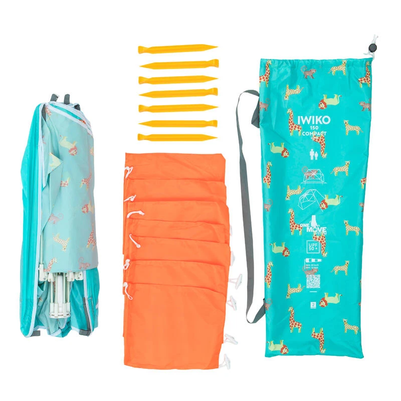 Decathlon Abri Solaire IWIKO 150 Compact Bébé UPF50+ 1.5 PLACES ÉCO-CONÇU - Imprimé 10 Decathlon Abri Solaire IWIKO 150 Compact Bébé UPF50+ 1.5 PLACES ÉCO-CONÇU - Imprimé – Image 8
