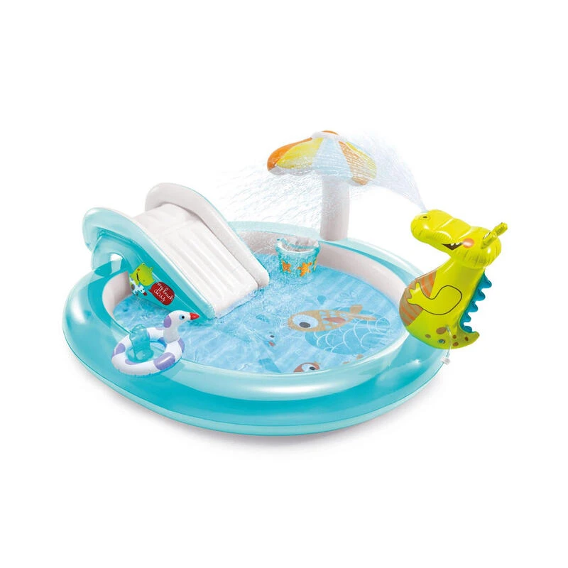 Intex Aire De Jeux Gonflable Alligator 3 Intex Aire De Jeux Gonflable Alligator