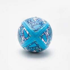 BALLON DE BEACH RUGBY - R100 BEACH TROPICAL TAILLE MIDI BLEU / BLANC -Plage Équipement Magasin ballon de beach rugby r100 beach tropical taille midi bleu blanc 3
