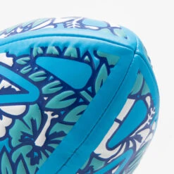 BALLON DE BEACH RUGBY - R100 BEACH TROPICAL TAILLE MIDI BLEU / BLANC -Plage Équipement Magasin ballon de beach rugby r100 beach tropical taille midi bleu blanc 4