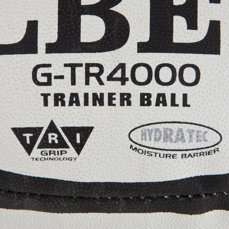 Ballon De Rugby Taille 5 - Gilbert Gtr4000 Blanc Noir 6 Ballon De Rugby Taille 5 - Gilbert Gtr4000 Blanc Noir – Image 4