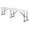 Lifetime Banc Boston Pliable Blanc (183x30x42cm) -Plage Équipement Magasin banc boston pliable blanc 183x30x42cm