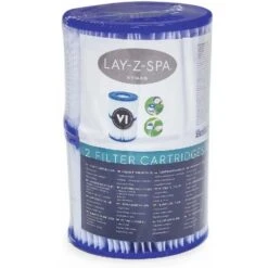 Bestway Lay-Z-Spa Cartouche Filtrante Type VI Pack Duo -Plage Équipement Magasin bestway lay z spa cartouche filtrante type vi pack duo 2