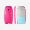Bodyboard 100 Rose Avec Leash Poignet -Plage Équipement Magasin bodyboard 100 rose avec leash poignet