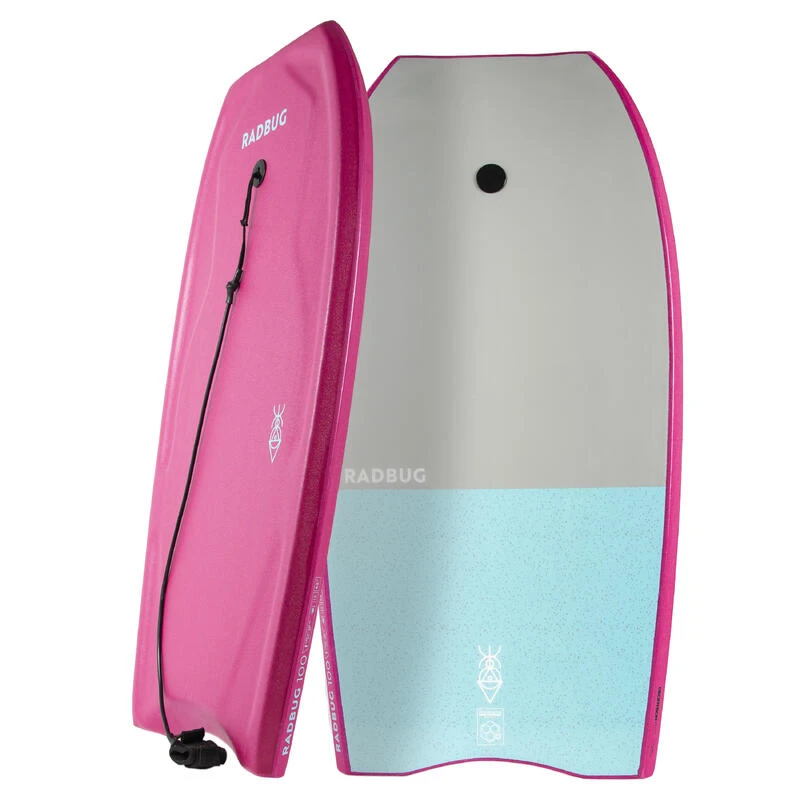 Bodyboard 100 Rose Avec Leash Poignet 8 Bodyboard 100 Rose Avec Leash Poignet – Image 6