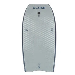 Bodyboard 500 Mesh Gris + Leash -Plage Équipement Magasin bodyboard 500 mesh gris leash 2