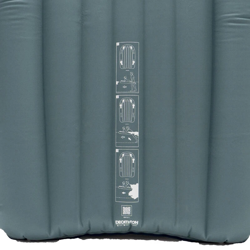 BODYBOARD TANDEM GONFLABLE ENFANT ADULTE Bleu Gris 7 BODYBOARD TANDEM GONFLABLE ENFANT ADULTE Bleu Gris – Image 5