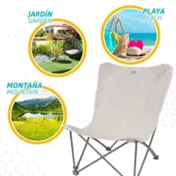 Chaise Pliante De Camping Aktive -Plage Équipement Magasin chaise pliante de camping aktive 2
