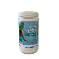 Chlore Lent 5 Actions Galet 250 Gr 1kg