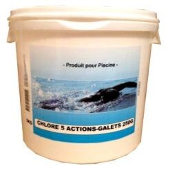 Chlore Lent 5 Fonctions Galet 250g 5kg