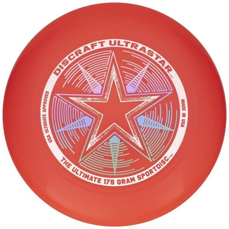 Disque De Lancer Sport Ultimate - Discraft - Ultrastar Bright Rouge 175 Gr 3 Disque De Lancer Sport Ultimate - Discraft - Ultrastar Bright Rouge 175 Gr