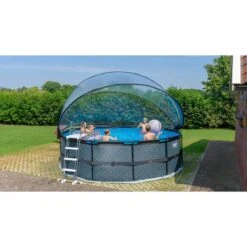 EXIT TOYS Dôme De Piscine ø450cm - Universel -Plage Équipement Magasin dome de piscine o450cm universel 4