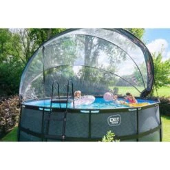 EXIT TOYS Dôme De Piscine ø488cm - Universel -Plage Équipement Magasin dome de piscine o488cm universel 5