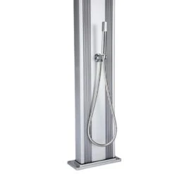 Douche D'extérieur Hybride Dada Straight 40L Avec Rince Pieds Aluminium 228 Cm -Plage Équipement Magasin douche dexterieur hybride dada straight 40l avec rince pieds aluminium 228 cm 4