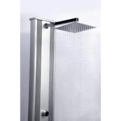 Douche D'extérieur Hybride Dada Straight 40L Avec Rince Pieds Aluminium 228 Cm -Plage Équipement Magasin douche dexterieur hybride dada straight 40l avec rince pieds aluminium 228 cm 5