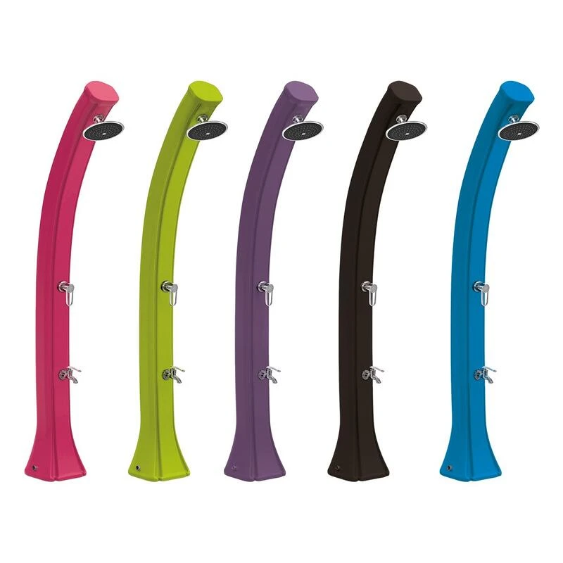 Douche D'extérieur Solaire Happy 4x4 - 44L Avec Rince Pieds - PEHD - 222 Cm 3 Douche D'extérieur Solaire Happy 4x4 - 44L Avec Rince Pieds - PEHD - 222 Cm