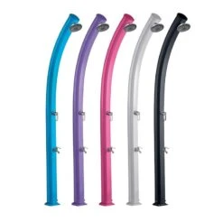 Douche D'extérieur Solaire Jolly 25L Avec Rince Pieds - Aluminium - 228 Cm