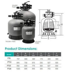 Filtre - ONDA à Montage Top FT6 -Plage Équipement Magasin filtre onda a montage top ft6 1