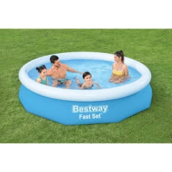Bestway Kit Piscine Gonflable Ronde 3,05 m x 66 cm -Plage Équipement Magasin kit piscine gonflable ronde 305 m x 66 cm 3