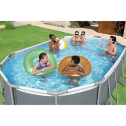 Bestway Kit Piscine Hors Sol 4,88 x 3,05 x 1,07 m -Plage Équipement Magasin kit piscine hors sol 488 x 305 x 107 m 2