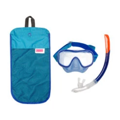 Kit Plongée Masque Et Tuba Snorkeling 100 Adulte Bleu -Plage Équipement Magasin kit plongee masque et tuba snorkeling 100 adulte bleu 9