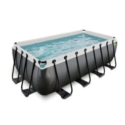 EXIT TOYS Piscine 400x200x122cm Avec Pompe Filtrante -Plage Équipement Magasin piscine 400x200x122cm avec pompe filtrante 1