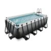 EXIT TOYS Piscine 400x200x122cm Avec Pompe Filtrante à Sable