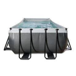 EXIT TOYS Piscine 400x200x122cm Avec Pompe Filtrante à Sable -Plage Équipement Magasin piscine 400x200x122cm avec pompe filtrante a sable 2