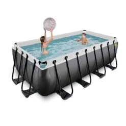 EXIT TOYS Piscine 400x200x122cm Avec Pompe Filtrante à Sable -Plage Équipement Magasin piscine 400x200x122cm avec pompe filtrante a sable 5