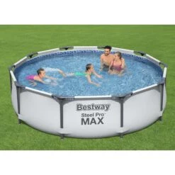 Piscine Bestway Steel Pro Max + Pompe à Filtre 305 Cm 14 Piscine Bestway Steel Pro Max + Pompe à Filtre 305 Cm -Plage Équipement Magasin piscine bestway steel pro max pompe a filtre 305 cm 5