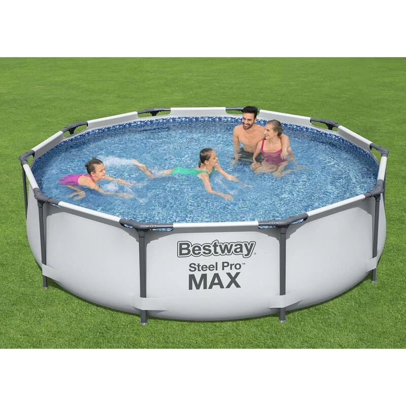 Piscine Bestway Steel Pro Max + Pompe à Filtre 305 Cm 8 Piscine Bestway Steel Pro Max + Pompe à Filtre 305 Cm – Image 6