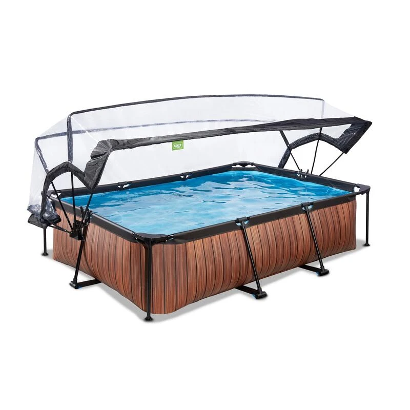 EXIT TOYS Piscine Couverte 300x200x65cm Avec Pompe Filtrante 4 EXIT TOYS Piscine Couverte 300x200x65cm Avec Pompe Filtrante – Image 2