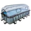 EXIT TOYS Piscine Couverte 540x250x122cm Avec Pompe Filtrante à Sable Et &agra