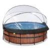 EXIT TOYS Piscine Couverte ø427x122cm Avec Pompe Filtrante à Sable Et & -Plage Équipement Magasin piscine couverte o427x122cm avec pompe filtrante a sable et and