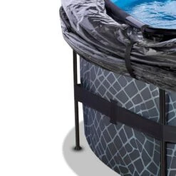 EXIT TOYS Piscine Couverte ø488x122cm Avec Pompe Filtrante à Sable Et & -Plage Équipement Magasin piscine couverte o488x122cm avec pompe filtrante a sable et and 4