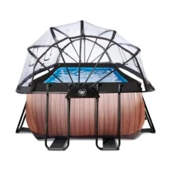 EXIT TOYS Piscine Couverte Wood 540x250cm Avec Pompe Filtrante à Sable -Plage Équipement Magasin piscine couverte wood 540x250cm avec pompe filtrante a sable 3