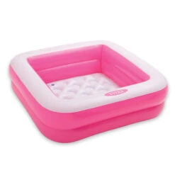 Intex Piscine Gonflable Carrée Rose