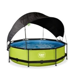 EXIT TOYS Piscine ø300x76cm Avec Voile D'ombrage Et Pompe Filtrante -Plage Équipement Magasin piscine o300x76cm avec voile dombrage et pompe filtrante 1