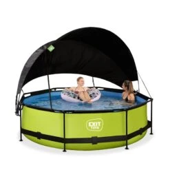 EXIT TOYS Piscine ø300x76cm Avec Voile D'ombrage Et Pompe Filtrante -Plage Équipement Magasin piscine o300x76cm avec voile dombrage et pompe filtrante 5