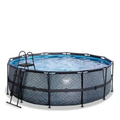 EXIT TOYS Piscine ø427x122cm Avec Pompe Filtrante
