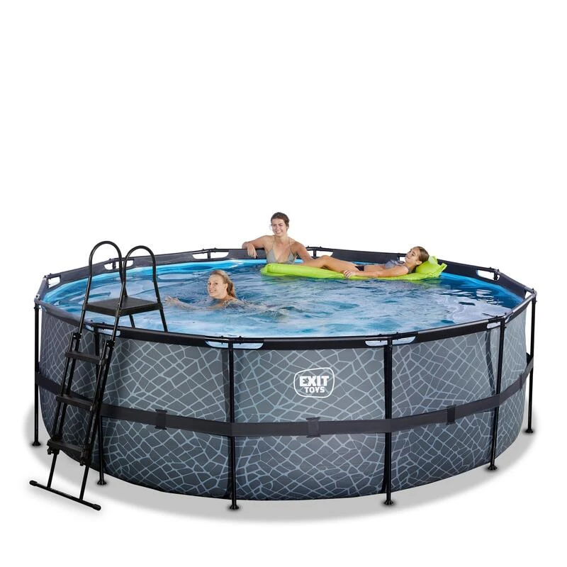 EXIT TOYS Piscine ø427x122cm Avec Pompe Filtrante 6 EXIT TOYS Piscine ø427x122cm Avec Pompe Filtrante – Image 4