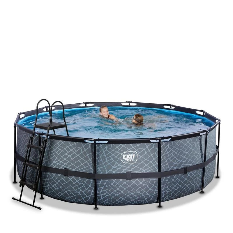 EXIT TOYS Piscine ø427x122cm Avec Pompe Filtrante 7 EXIT TOYS Piscine ø427x122cm Avec Pompe Filtrante – Image 5