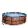 EXIT TOYS Piscine ø427x122cm Avec Pompe Filtrante à Sable -Plage Équipement Magasin piscine o427x122cm avec pompe filtrante a sable