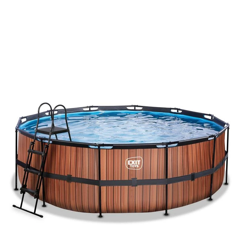 EXIT TOYS Piscine ø427x122cm Avec Pompe Filtrante à Sable 3 EXIT TOYS Piscine ø427x122cm Avec Pompe Filtrante à Sable