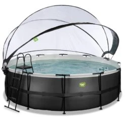 EXIT TOYS Piscine ø450x122cm Avec Kit D'accessoires -Plage Équipement Magasin piscine o450x122cm avec kit daccessoires 1
