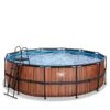 EXIT TOYS Piscine ø450x122cm Avec Pompe Filtrante à Sable