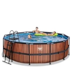 EXIT TOYS Piscine ø450x122cm Avec Pompe Filtrante à Sable -Plage Équipement Magasin piscine o450x122cm avec pompe filtrante a sable 4