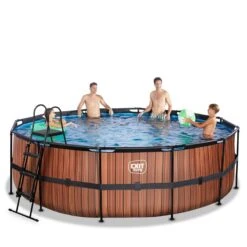 EXIT TOYS Piscine ø450x122cm Avec Pompe Filtrante à Sable -Plage Équipement Magasin piscine o450x122cm avec pompe filtrante a sable 5
