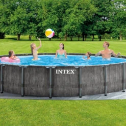 Intex Piscine Tubulaire Baltik Ronde 5,49 X 1,22 M -Plage Équipement Magasin piscine tubulaire baltik ronde 549 x 122 m 2