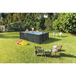 Intex Piscine Tubulaire Graphite Rectangulaire 4,00 X 3,00 X 1,24 M 9 Intex Piscine Tubulaire Graphite Rectangulaire 4,00 X 3,00 X 1,24 M -Plage Équipement Magasin piscine tubulaire graphite rectangulaire 400 x 300 x 124 m 2